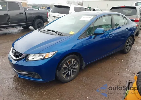 2013 Honda Civic Ex из США, поврежденный, VIN 19XFB2F87DE087325